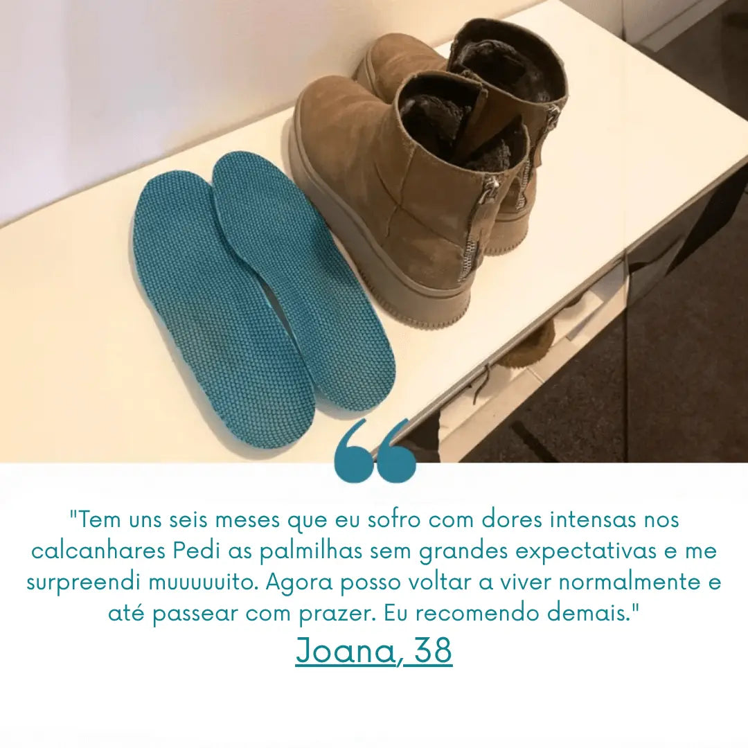 Palmilhas Revolucionárias Orthopedic - Alivio e Conforto Total