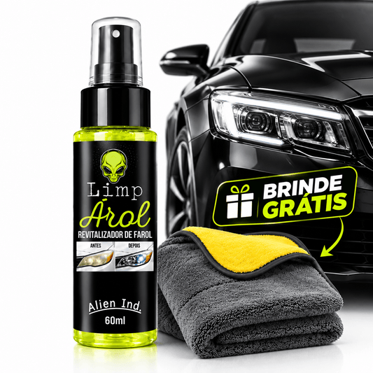 Revitalizador de Farol Premium + Brinde Grátis HOJE🔥 – Remove Amarelado e Fosco