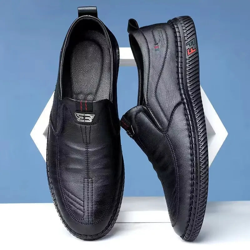 Sapato Social Masculino de Couro — Mocassim Casual