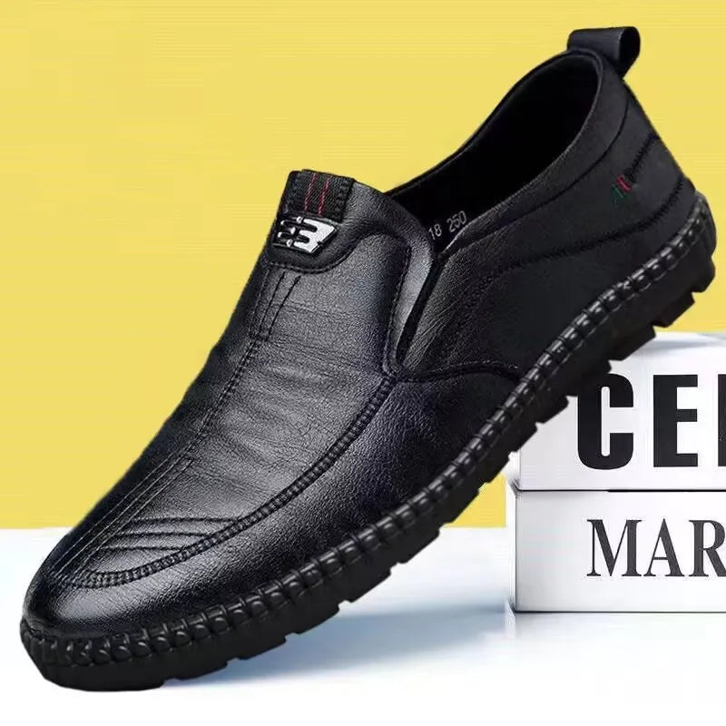 Sapato Social Masculino de Couro — Mocassim Casual