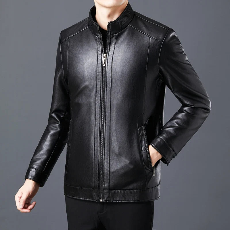 Jaqueta Couro Masculina Confortável