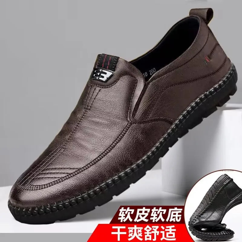 Sapato Social Masculino de Couro — Mocassim Casual