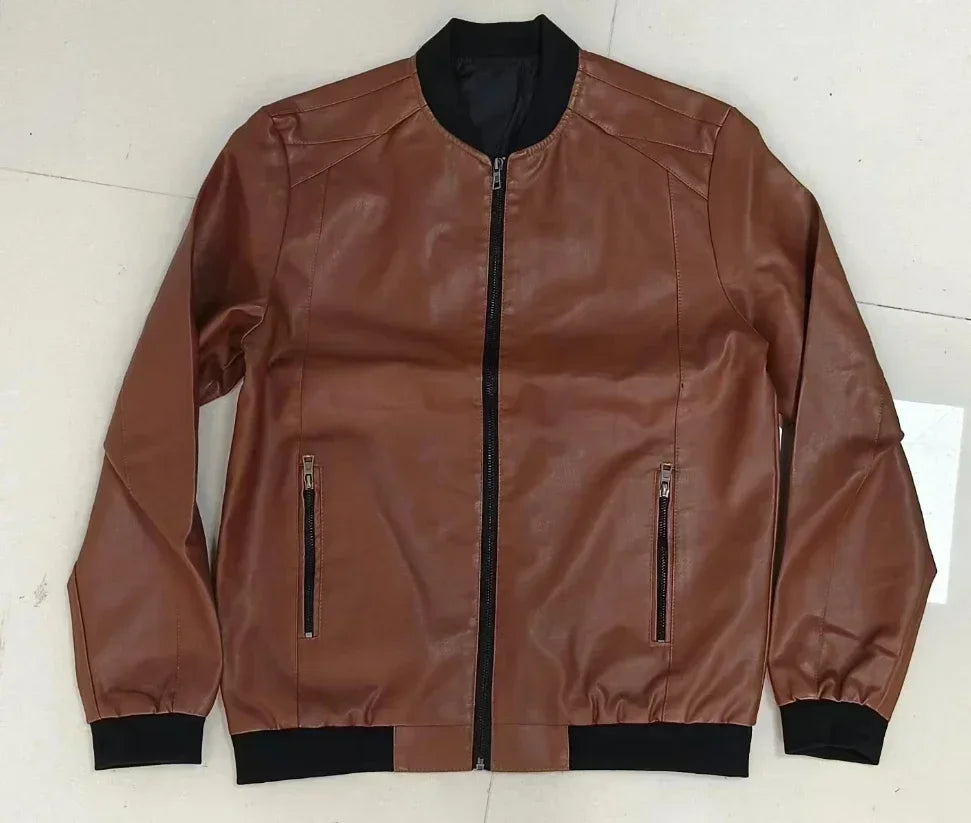 Casaco de Couro Masculino