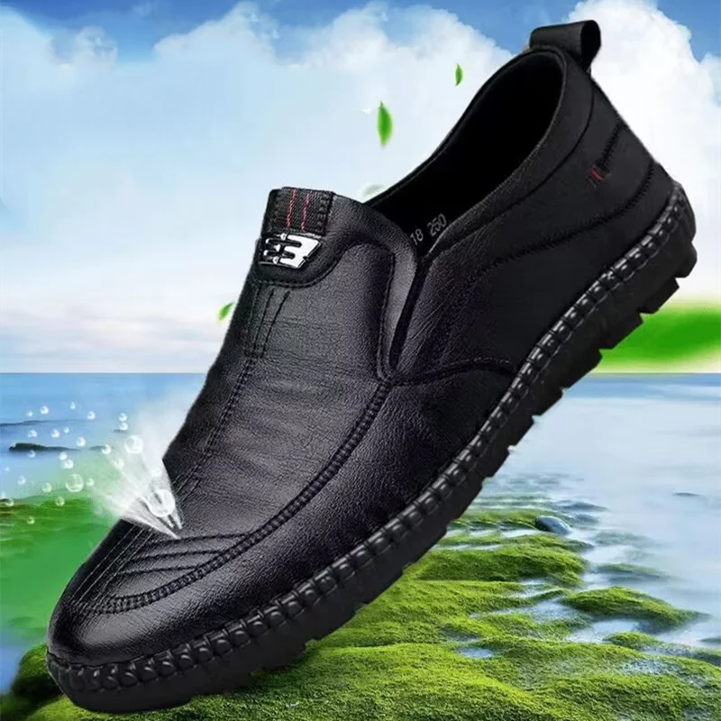 Sapato Social Masculino de Couro — Mocassim Casual