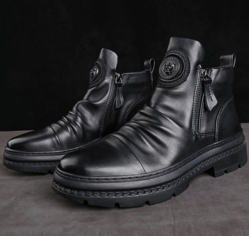 Bota Masculina de Couro - Comfort