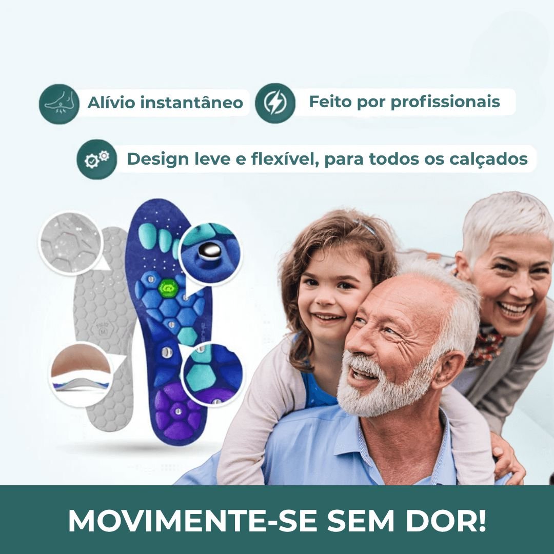 Palmilhas Magnéticas AlívioX